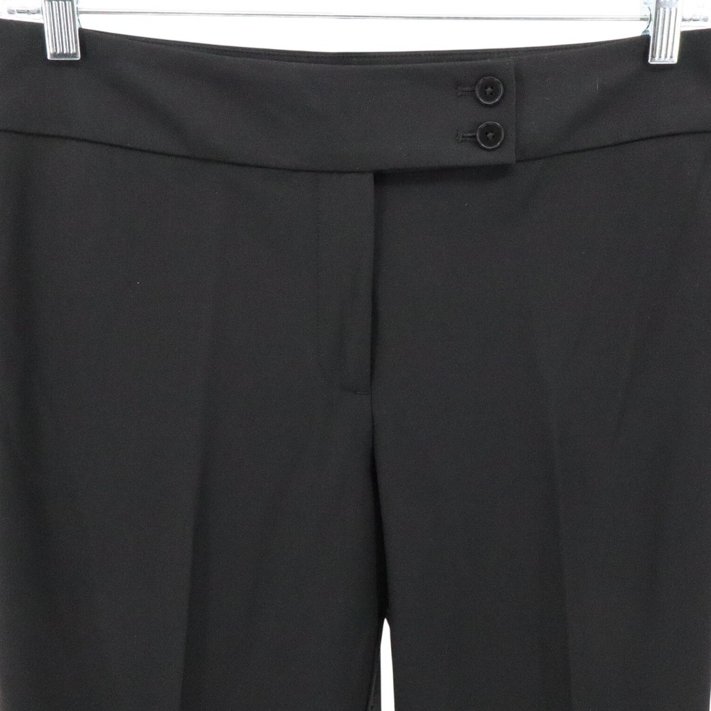 NWT Talbots Heritage Wool Blend Straight Leg Dress Pants Black 10 - Picture 4 of 6